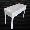 thumbnail image 3 of FUSION Floral Bone Inlay Console Grey Ready to Ship, 3 of 5