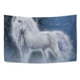 thumbnail image 4 of MYPOP White Unicorn Tapestry Wall Hanging Decoration Home Decor Living Room Dorm 60 x 40 inches, 4 of 4