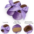 thumbnail image 5 of Infant Baby Girls Mary Jane Shoes Soft Sole Ballet Slippers Bow Princess Newborn Dress Wedding Flat Shoes, 5 of 6