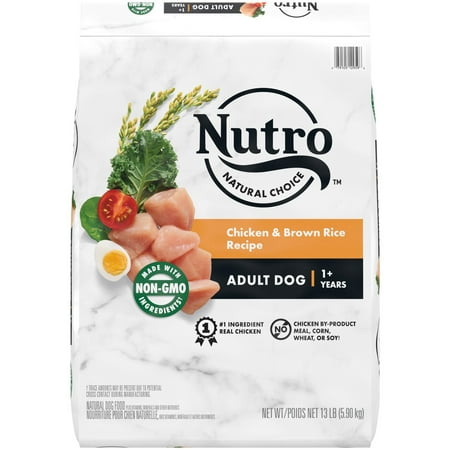 UPC: 0079105129596 | Nutro Natural Choice Chicken and Brown Rice Recipe Dry Dog Food  13 lb Bag