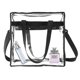 thumbnail image 2 of Transparent Bag, Women Shoulder Bag Transparent Sports Bag Women Beach Bag Women Waterproof Bag For Travel, Hiking, Work, 2 of 4