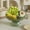 Green, variant on Zenithome Household Fruit Tray Beige Clear Gray Green Plastic Transparent Stable Textured Drainable for Living Room Kitchen and Party Size 9.44In By 5.11In By 5.11In