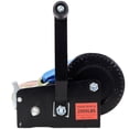 thumbnail image 3 of S-HOME 2000LBS Hand Winch, 26FT Blue Strap, Dual-Speed 4:1/2.4:1 Gear, Two-Way Ratchet for Trailer, Boat, ATV, 3 of 12