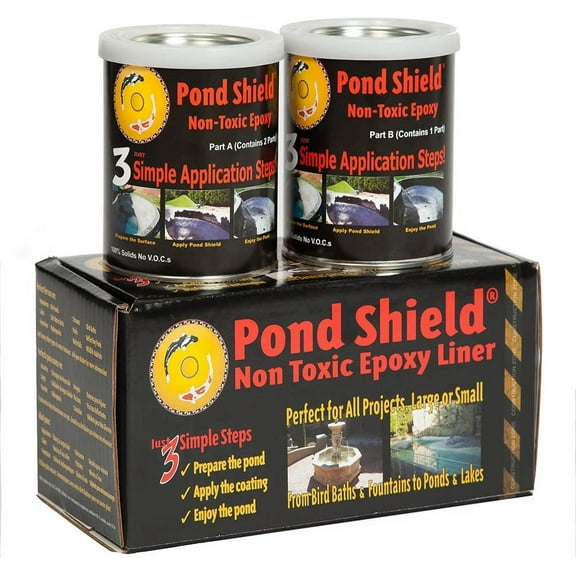 Pond Armor SKU-TAN-QT-R Non-Toxic Pond Shield Epoxy Paint, 1.5-Quart, Tan, 48 Fl Oz (Pack of 1)