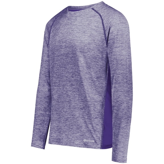 Holloway Sportswear M Electrify Coolcore® Long Sleeve Tee Purple Heather 222570