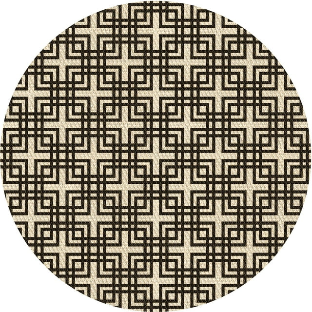 Ahgly Company Machine Washable Indoor Square Transitional Midnight Gray Area Rugs, 3' Square