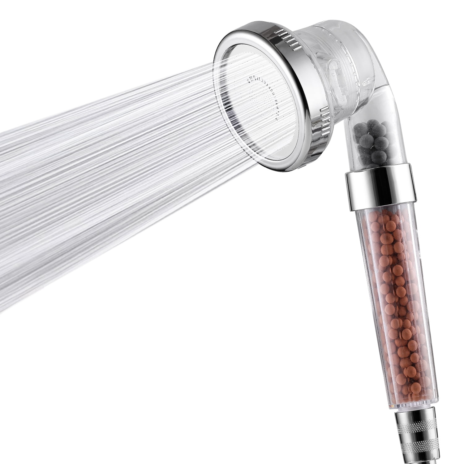 High Pressure Shower Head, Ionic Filter Showerhead with 3 Setting, Water Saving and Stone Filter Beads Handheld Shower for Dry Hair and Skin Spa by imtfzct