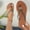 Brown, variant on ATENAR Women Sandals Slide Flat Sandals for Women Summer Shoes Women Green 7.5