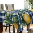 thumbnail image 5 of Yayeee Tablecloths 60" x 90" Rectangle Wrinkle Resistant Party Table Cover, Cartoon Beige Lemon, 5 of 8