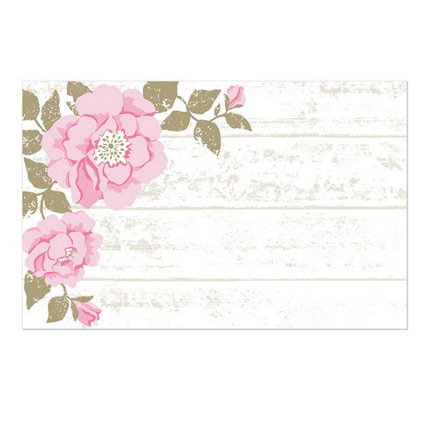 Cottage Rose Gloss Enclosure Cards/Gift Tags - 3 1/2in. x 2 1/4in. - 50 Pack (AC5993) - Walmart ...