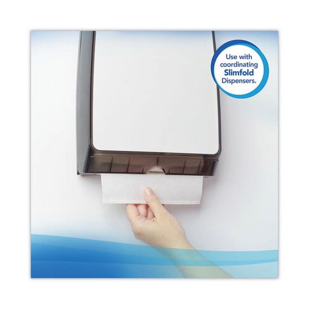 Scott Control Slimfold Towels, 1-Ply, 7.5 x 11.6, White, 90/Pack, 24 Packs/Carton (04442) - 10 Pack