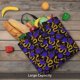 thumbnail image 5 of Fotbe Golden Snake And Purple Rose Bolsa Tote con Estampado para Mujer, Bolsos con Cremallera, Bolsa de Hombro Casual de Gran Capacidad con Bolsillos Internos, 5 of 7