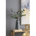 thumbnail image 6 of CC Home Furnishings Glass Flower Vase - 14.5" - Blue and Gold, 6 of 9