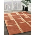 thumbnail image 2 of Ahgly Company Indoor Rectangle Contemporary Orange Red Abstract Area Rugs, 5' x 7', 2 of 6