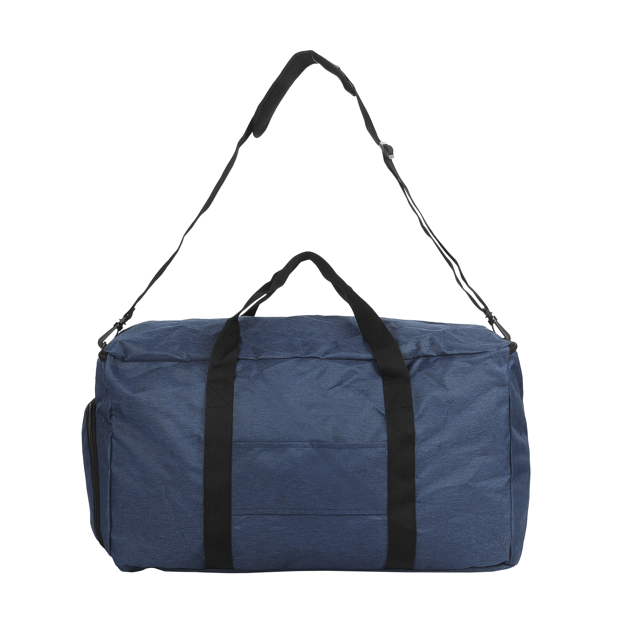 Superman Logo Blue 24" Packable Travel Duffle Bag with Shoe Compartment, Removable Shoulder Strap & Front Storage Pockets