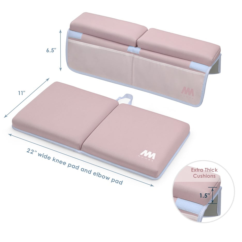 Baby Bath Tub Kneeling Cushion Mat for Safety Nooni Care Bath Kneeler and Elbow Rest Comfort and Bath Toy Storage Non Slip Waterproof Hypoallergenic Padding Baby Bath Tub Kneeling Cushion Mat for Safety Nooni Care Bath Kneeler and Elbow Rest Comfort and Bath Toy Storage Non Slip Waterproof Hypoallergenic Padding