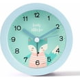 thumbnail image 1 of Brillar Reloj despertador analógico para niños, lindo, silencioso, portátil, sin tictac, reloj con luz analógica, funciona con pilas, reloj despertador de viaje para niños, mesita de noche,, 1 of 4