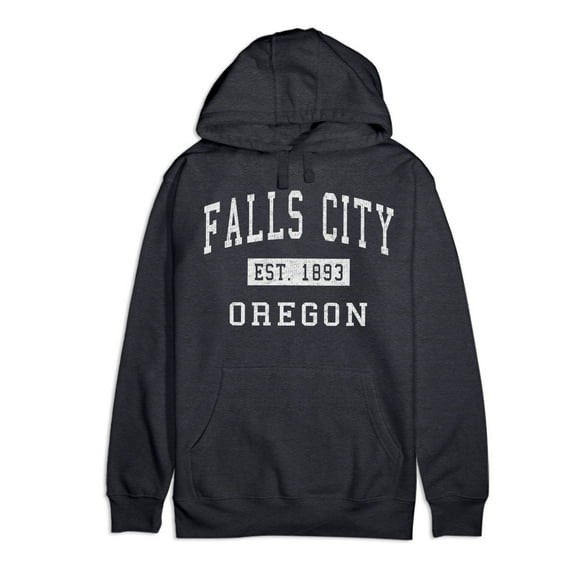 Falls City Oregon Classic Established Premium Cotton Hoodie