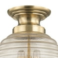 thumbnail image 4 of Hudson Valley Lighting 3200 Coolidge 3 Light 10" Wide Semi-Flush Globe Ceiling Fixture -, 4 of 5
