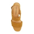 thumbnail image 4 of Lucky Brand Minjah Golden Yellow Espadrille Jute-Wrapped Wedge Mid Heel Sandals (Golden Yellow, 11), 4 of 6