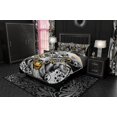 thumbnail image 2 of Gamer Bedding Set, Comforter or Duvet, Kitsune Bed Cover, Bedroom Decor, Fox,, 2 of 7