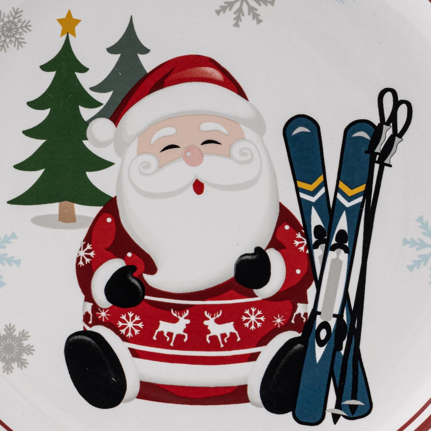 Holiday Time Assiette en céramique Coupe, 9 pouces, 1 pièce