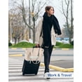 thumbnail image 2 of Bolso de mano TopDesign Puffy para mujer con portavasos y compartimento para portátil, bolsa de cosm, 2 of 8