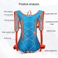 thumbnail image 4 of Sonducket Bolsa de chaleco para correr plegable profesional transpirable mochila de montar resistente al desgaste mochila de vejiga viajes al Mochilas de mochilero Rosa roja, 4 of 6