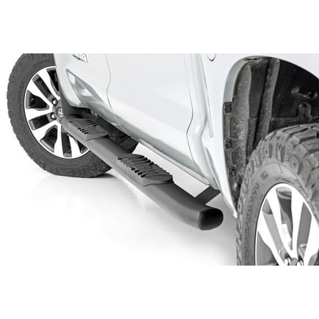 Rough Country Black Oval Steps for 2007-2021 Toyota Tundra - 21009