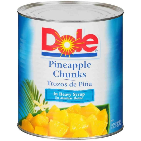 Dole Pineapple Fancy Chunks In Heavy Syrup, 106 Ounce -- 6 per case.