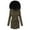 Solid, variant on Lisbinx Trench Coat for Women, Women Fall And Winter Solid Jacket Long Sleeve Outwear Zipper Cardigan Hooded Keep Warm Pocket Coat Tops for Indoor/Outdoor