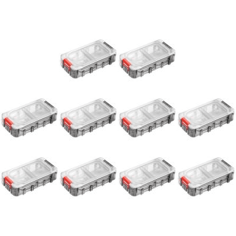 Caja Aparejos 12 Compartimentos Señuelos Pesca Tortugas Soportes Para Herramientas Cebo Con Gancho Rojo