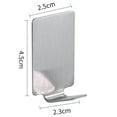 thumbnail image 2 of Gancho adhesivo Gancho para bata Albornoz Ropa Toallero, Gancho autoadhesivo, Toallero de acero inoxidable Gancho de pared para baño., 2 of 5