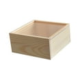 thumbnail image 5 of BLESIYA Wooden Storage Box Candy Box Container Keepsake Box for Gift Bridesmaid Home Acrylic lid 23x23cm, 5 of 8