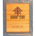 thumbnail image 1 of Rustic Wooden Poster Picture Frame 12x16 in | 31x41 cm - Natural Solid Eco Distressed Wood for Wall Mounting Photo Frame - Grey, 1 of 1