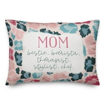 Creative Products Cheetah Print Mom 14x20 Spun Poly Pillow