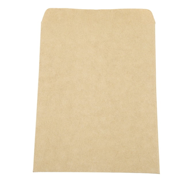 100 Bolsas De Kraft, Estilo Sobre De Almacenamiento Autoadhesivo, Fuertes Y Resistentes Para Semillas De Trigo, Maíz, Arroz, Bolsas Kraft, Con Bordes Lisos, Mano De Obra Fina