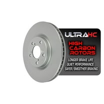 UltraHC Coated High Carbon Brake Rotor, Front UR002207, Honda Pilot 2015-2009