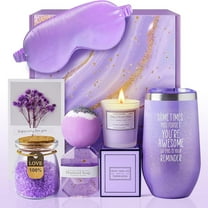 TOPRenddon Gifts for Women, Unique Gift for Women, Mom, Girlfriend, Best friend, Sister, Wife, Teacher, Nurse, Her Birthday, Christmas, Valentine's Day, Mothers Day Gifts Lavender Spa Gift Basket Set