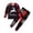 Black, variant on eczipvz Boys Long Sleeve Shirts And Pants Sets Boys Outfit Loose Soft with Pockets Comfy Clothes Set for Kids,Size 7-8 Years