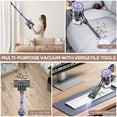 thumbnail image 5 of GOOVI Cordless Stick Vacuum Cleaner, Powerful Suction Lightweight Vacuum Cleaner for Hard Floor, 5 of 6
