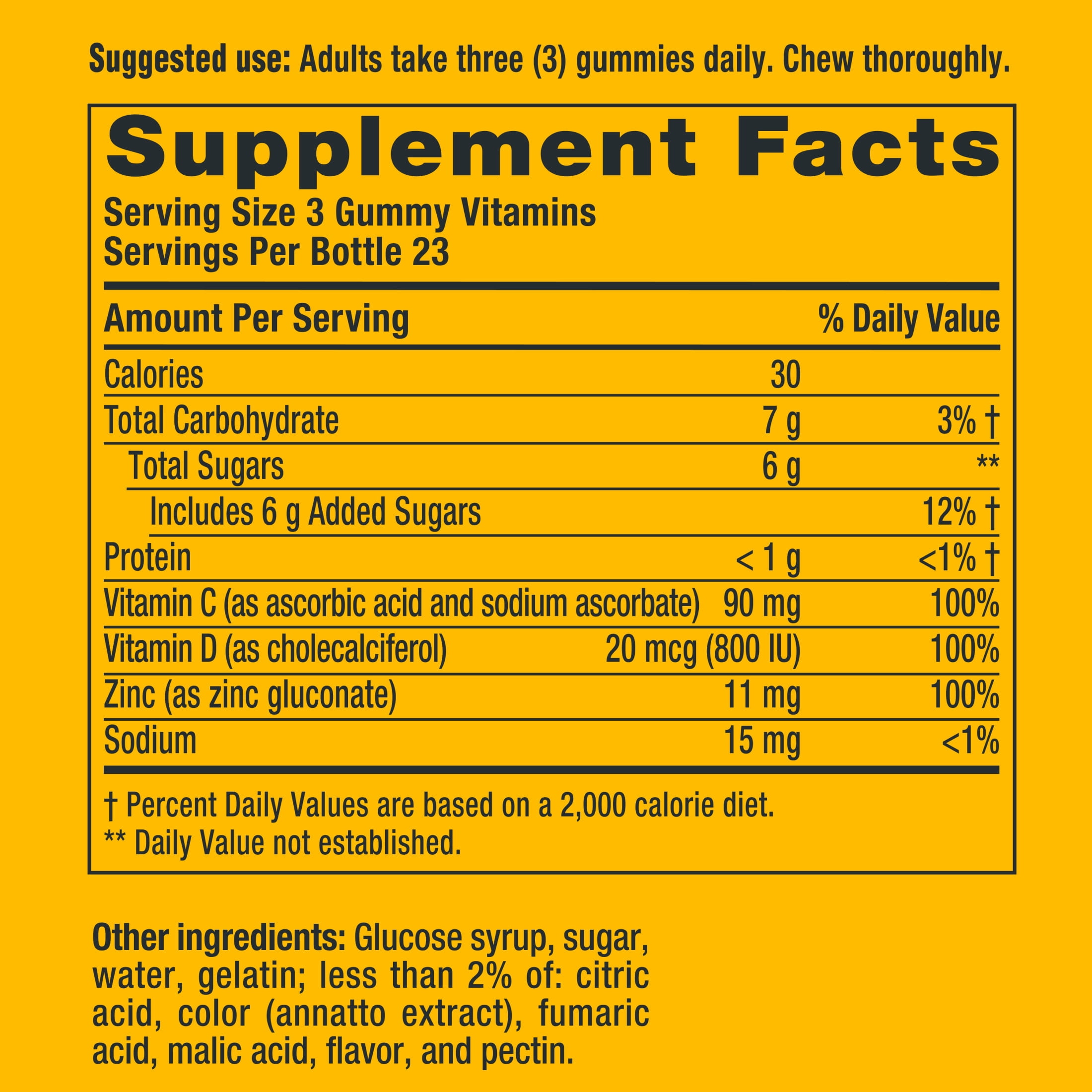 (3 pack) Zicam Daily Immune Support, Gummy Supplement, Zinc, Vitamin C and Vitamin D, Citrus Strawberry Flavor, 70 Count