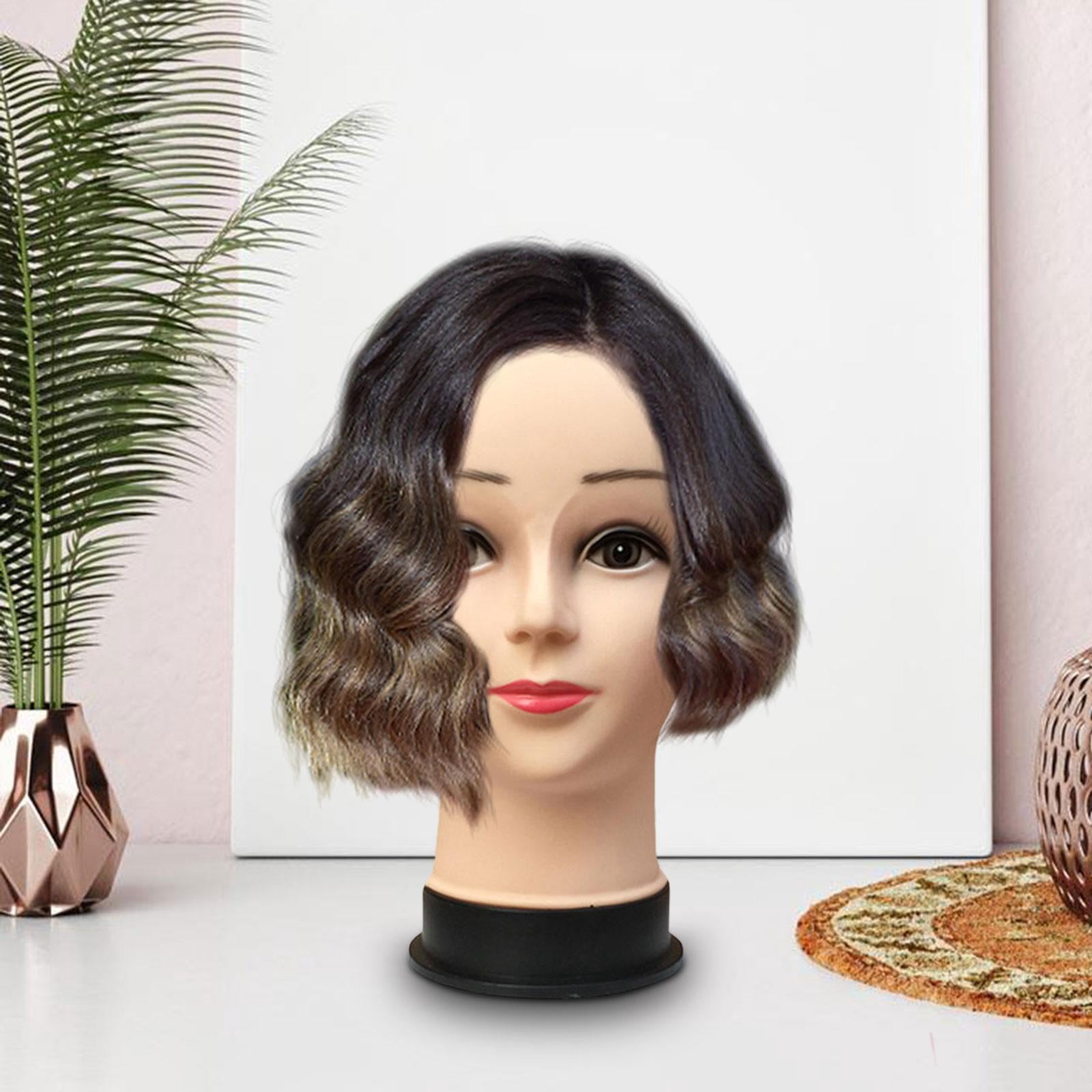 Gazechimp Female Bald Mannequin Head Foam Display Head for Headset Foam Making Display