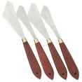 thumbnail image 1 of Wchiuoe 4Pcs Palette Kit Shaped Oil Painting Mixing Scraper Art Painting Spatula, 1 of 8