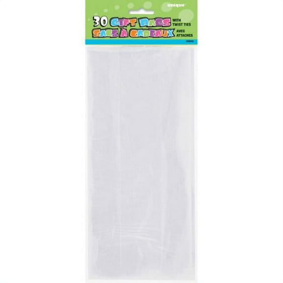 Clear Cellophane Party Favor Bags