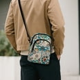 thumbnail image 3 of Xixirimido Dragonfly Pattern Sling Bag for Women Crossbody Bags Fanny Pack Chest Bag Travel Shoulder Belt Purse Backpack Gifts Boho Mandala, 3 of 7