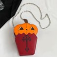 thumbnail image 1 of Bolso de mano de cuero para mujer, bolso cruzado con bandolera de dibujos animados, novedad, bolso para teléfono de Halloween, 1 of 9