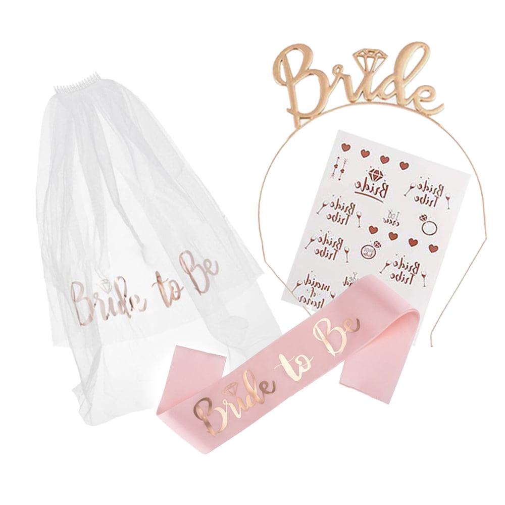 PINK HEN NIGHT BRIDE TO BE TIARA HEN PARTY TIARA WITH VEIL GIRLS NIGHT OUT 