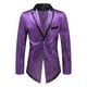 thumbnail image 2 of Chaqueta de traje de cola de golondrina con lentejuelas para hombre, abrigo de vestir de esmoquin para espectáculo de fiesta, 2 of 4
