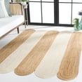 thumbnail image 2 of SAFAVIEH Natural Fiber Elias Striped Area Rug, Natural/Bleach, 8' x 10', 2 of 10